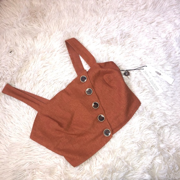 june & hudson Tops - June & Hudson Crop Top